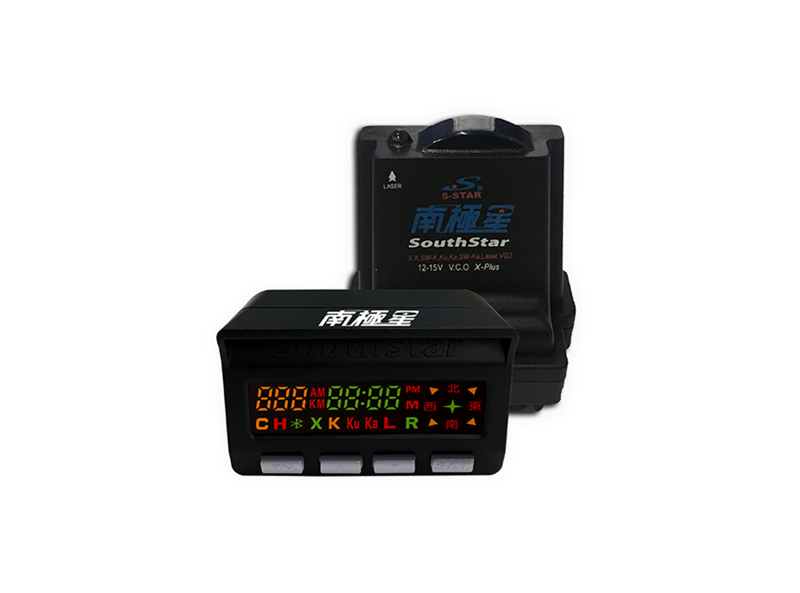 南極星 GPS-858 彩屏雙顯示分體測速器